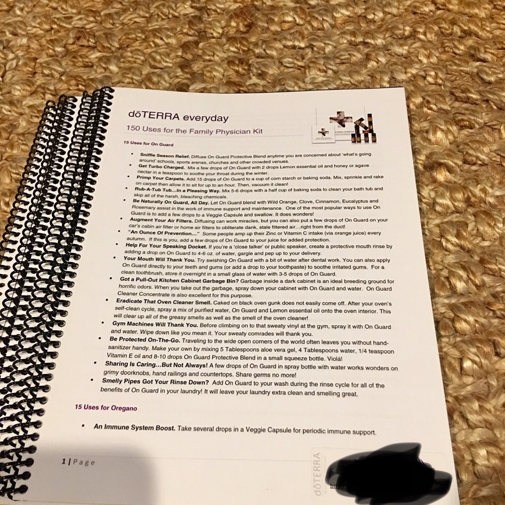 6 booklets For DōTERRA Oils